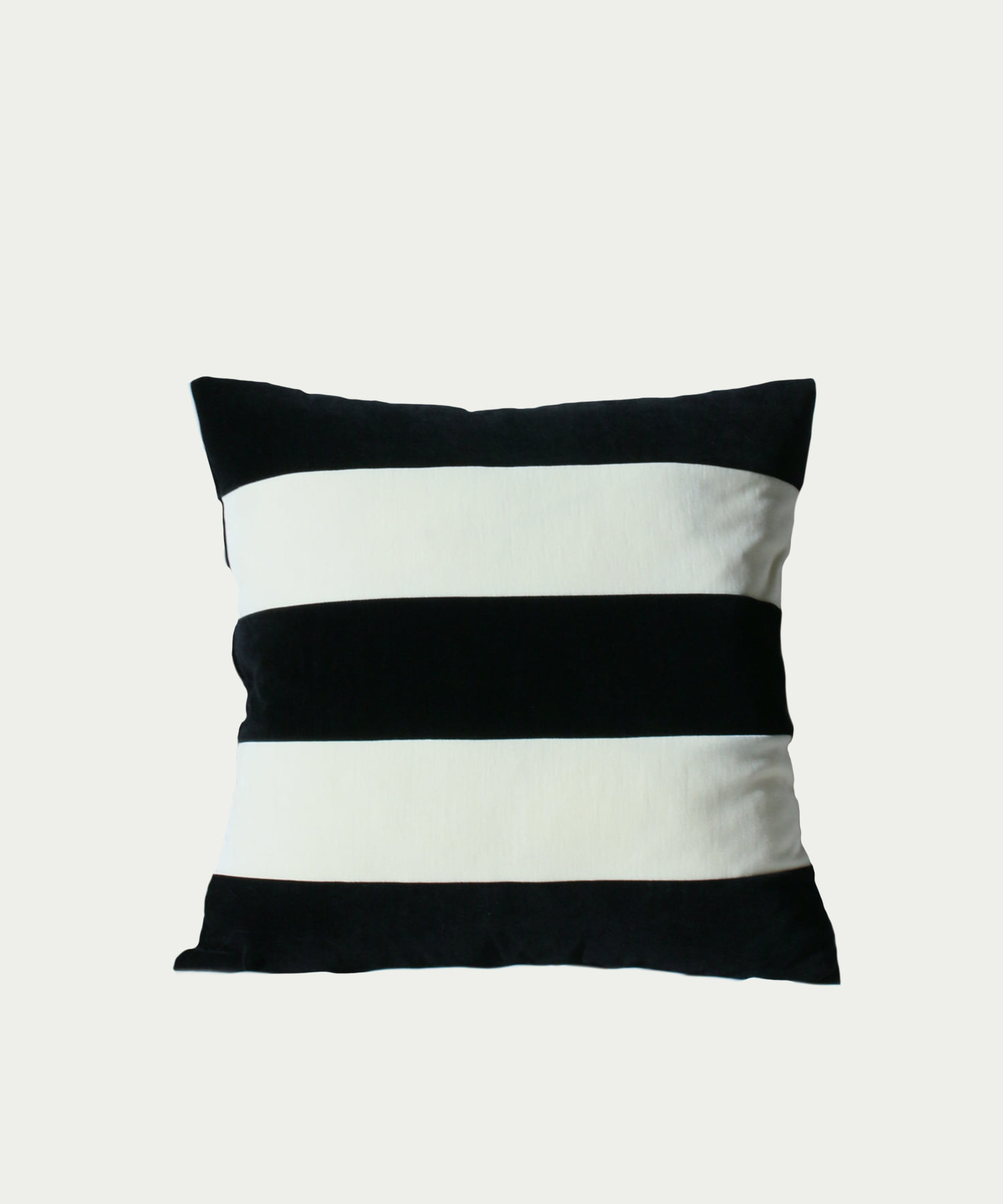 Velvet Line Cushion - Black